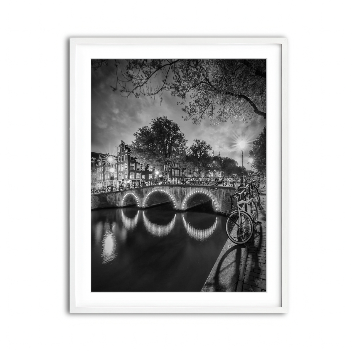 Framed Print 3x4 White