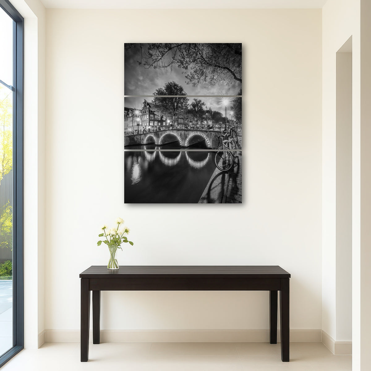 AUTO-MOCKUP ROOM | AMSTERDAM nightscape from Keizersgracht