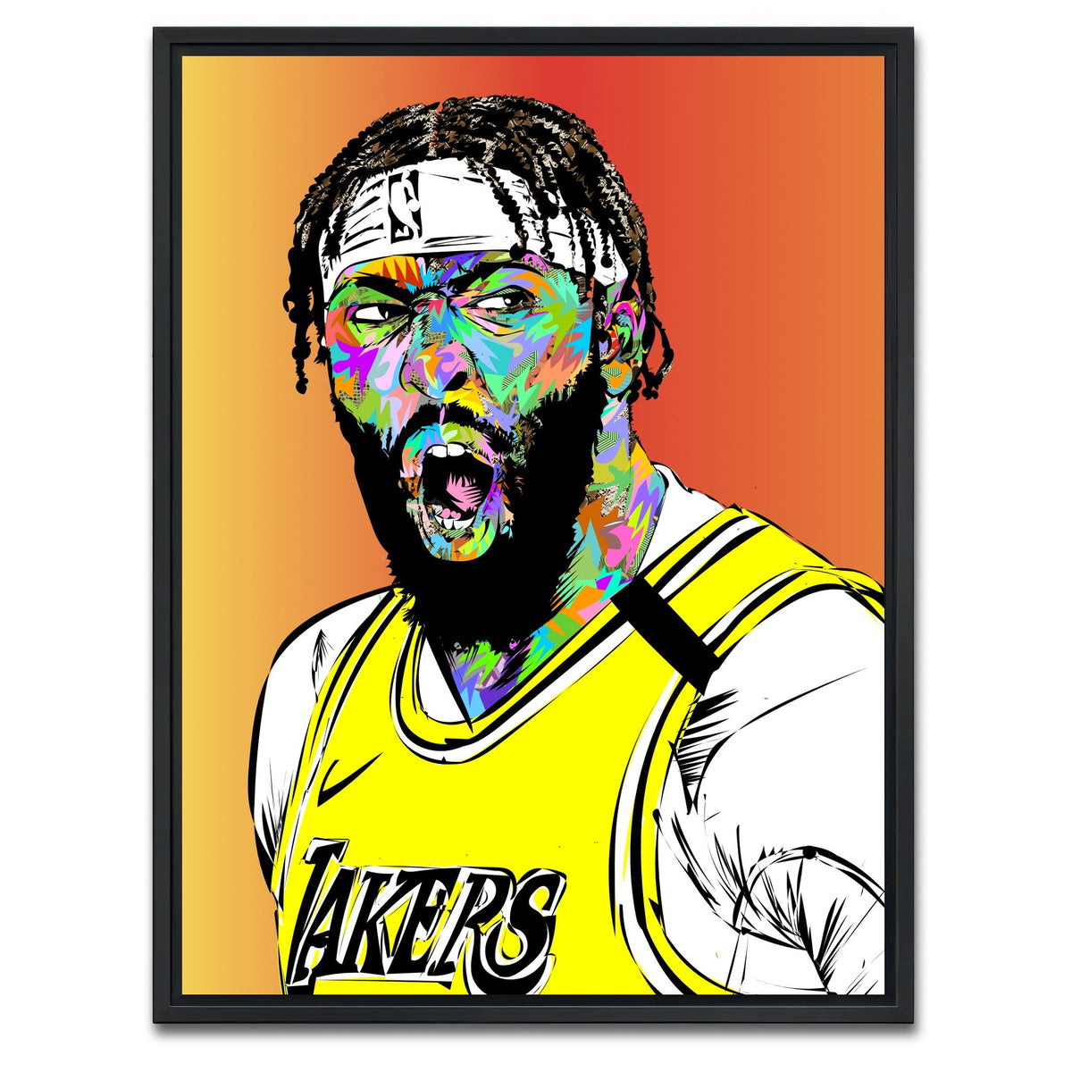 AUTO-MOCKUP WHITE | ANTHONY DAVIS | 1 Piece | Black Framed Canvas | group=3x4
