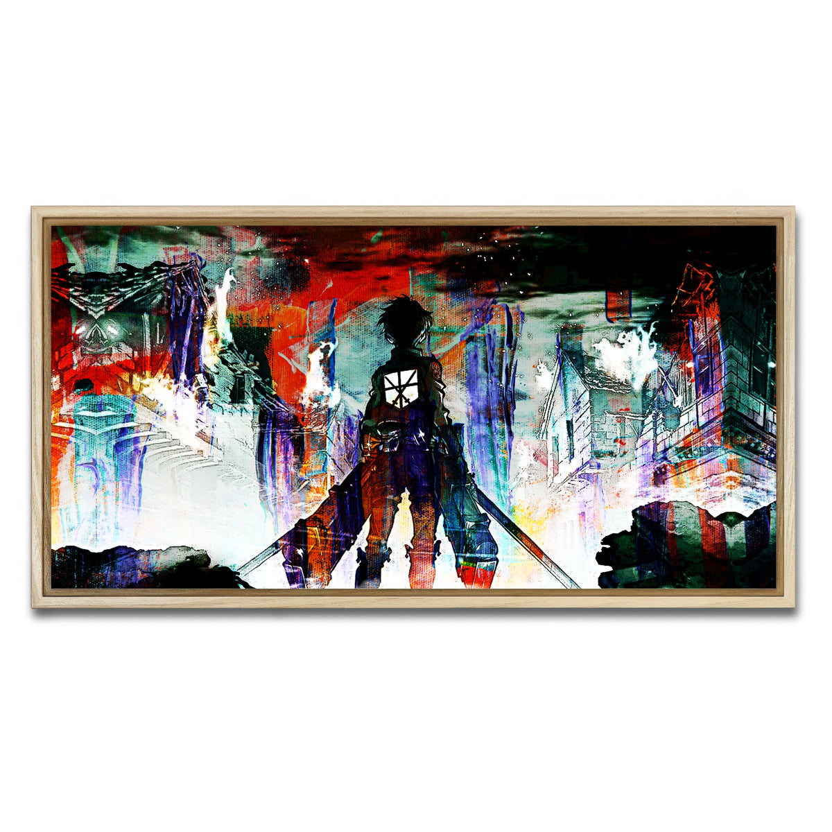 AUTO-MOCKUP WHITE | AOT | 1 Piece | Natural Framed Canvas | group=2x1