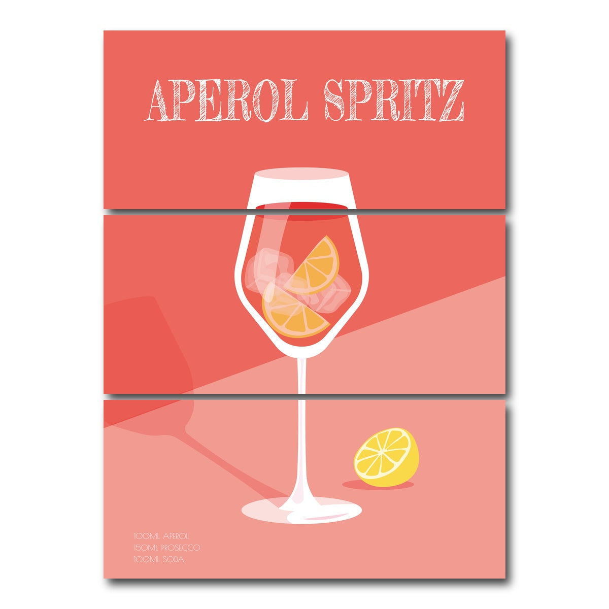 AUTO-MOCKUP WHITE | APEROL SPRINT | 3 Piece | Gallery Wrap Canvas | group=8x18_stacked