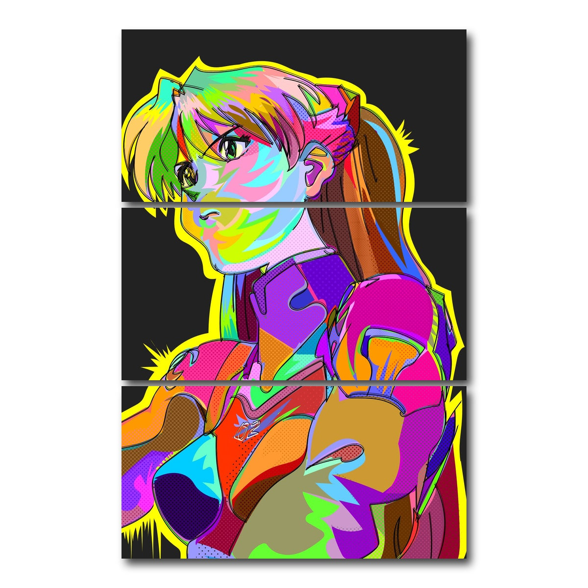 AUTO-MOCKUP WHITE | ASUKA | 3 Piece | Gallery Wrap Canvas | group=12x24_stacked