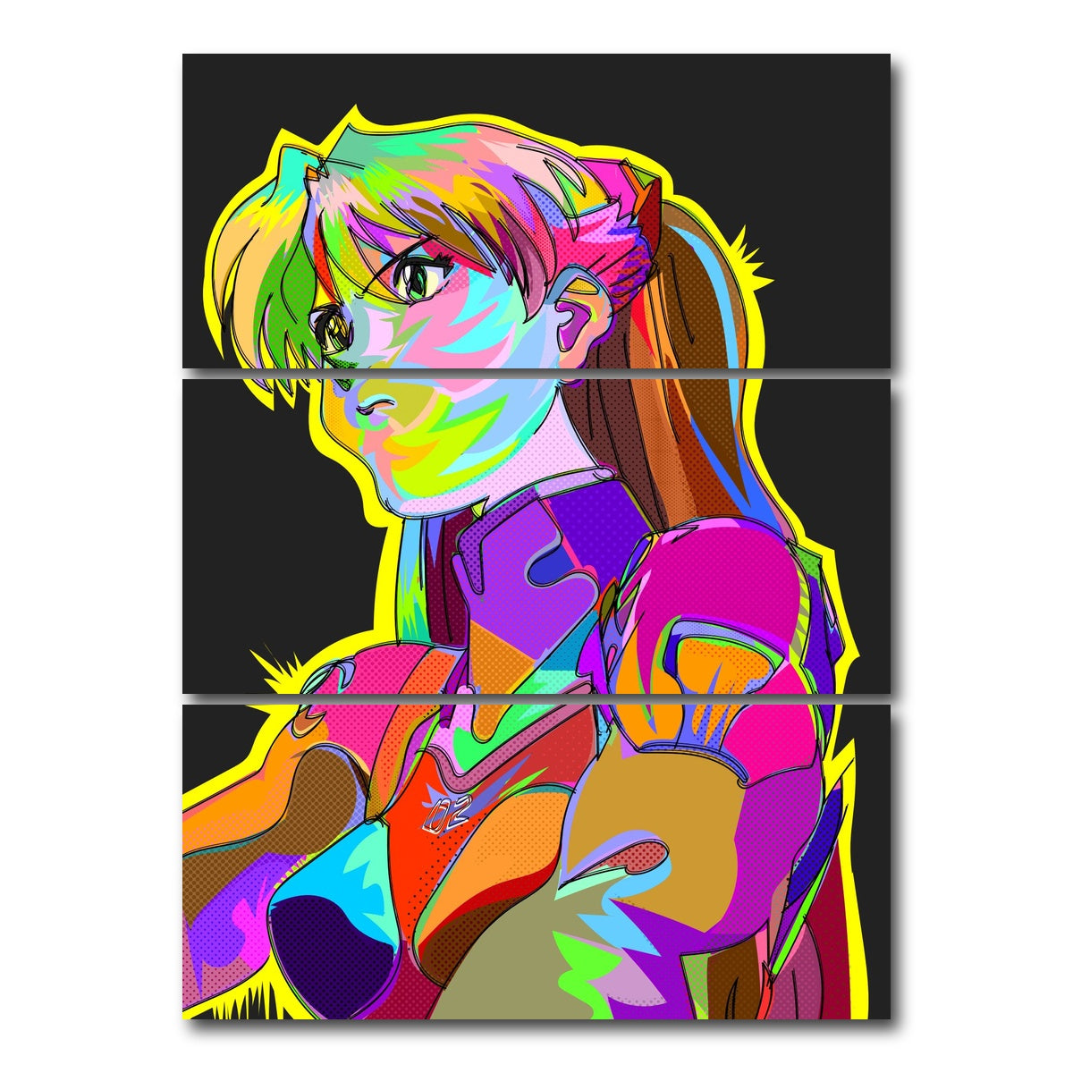 AUTO-MOCKUP WHITE | ASUKA | 3 Piece | Gallery Wrap Canvas | group=8x18_stacked