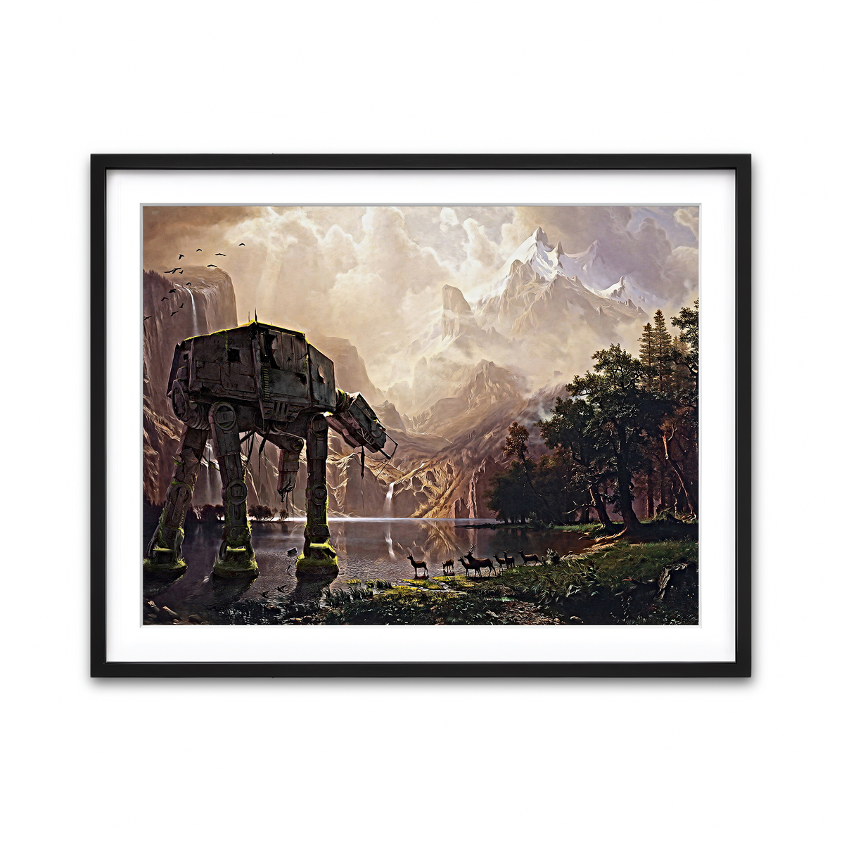 Framed Print 4x3 Black