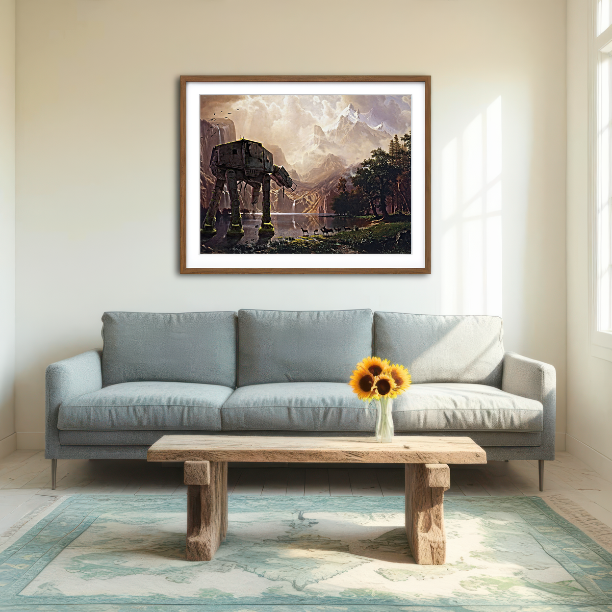AUTO-MOCKUP ROOM | AT-AT Walker Wall Art