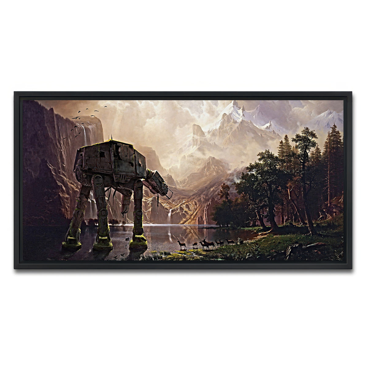 AUTO-MOCKUP WHITE | AT-AT Walker | 1 Piece | Black Framed Canvas | group=2x1
