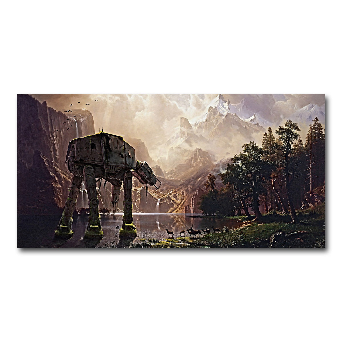 AUTO-MOCKUP WHITE | AT-AT Walker | 1 Piece | Gallery Wrap Canvas | group=2x1
