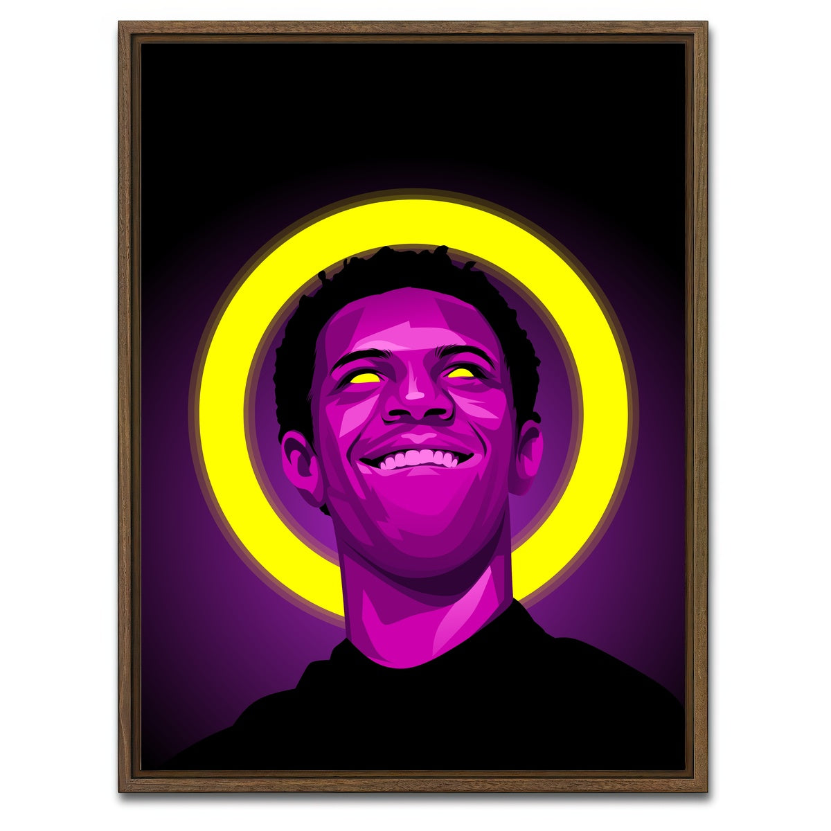 AUTO-MOCKUP WHITE | A Boogie | 1 Piece | Walnut Framed Canvas | group=3x4