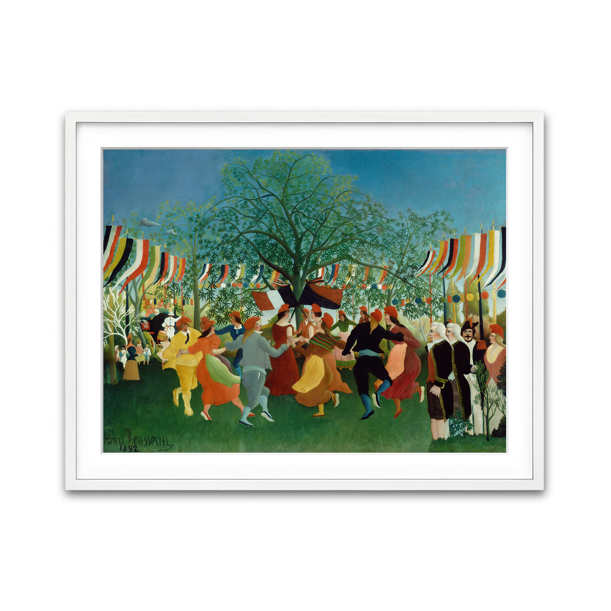 Framed Print 4x3 White