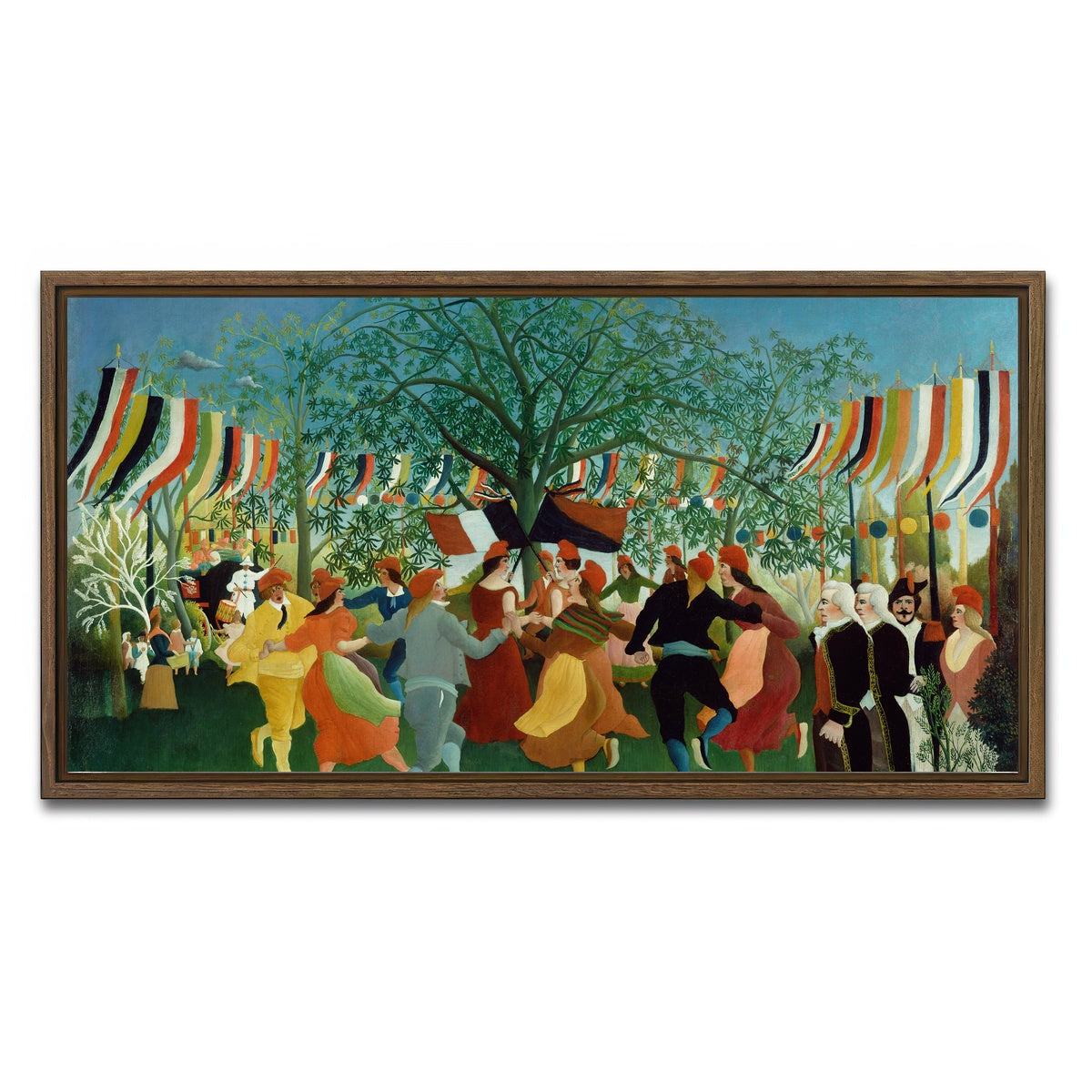 AUTO-MOCKUP WHITE | A Centennial of Independence | 1 Piece | Walnut Framed Canvas | group=2x1