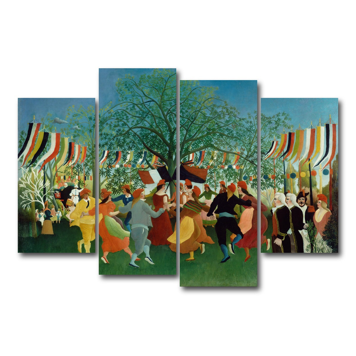 AUTO-MOCKUP WHITE | A Centennial of Independence | 4 Piece | Gallery Wrap Canvas | group=4_short