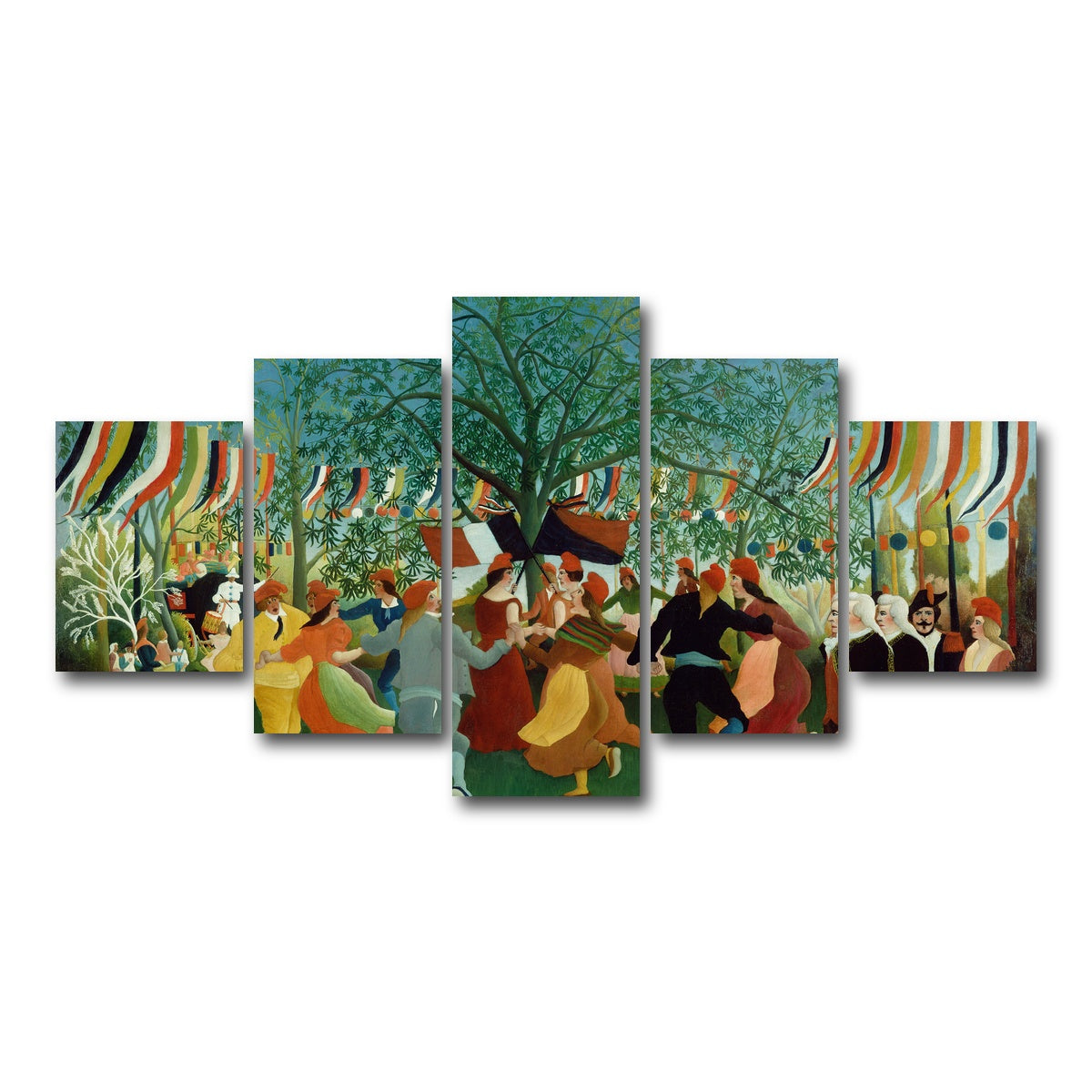 AUTO-MOCKUP WHITE | A Centennial of Independence | 5 Piece | Gallery Wrap Canvas | group=5_short