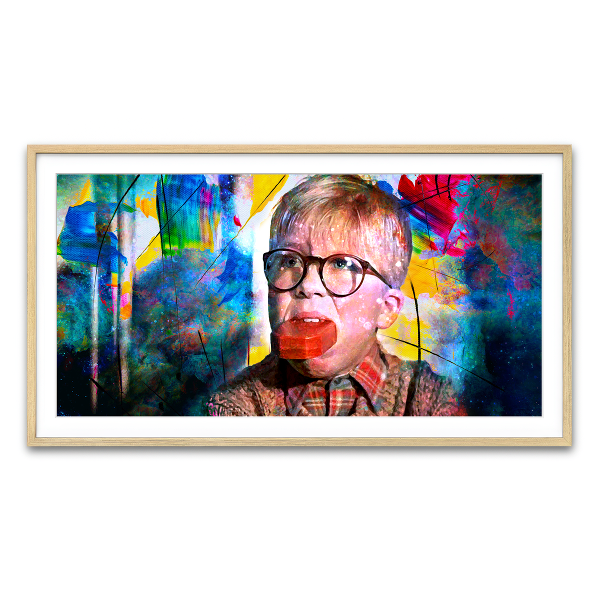 Framed Print 2x1 Natural