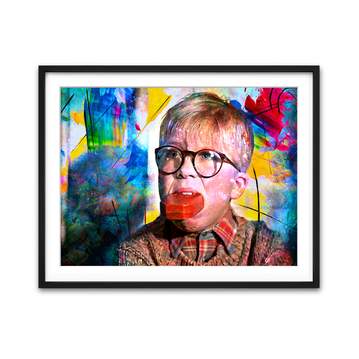 Framed Print 4x3 Black