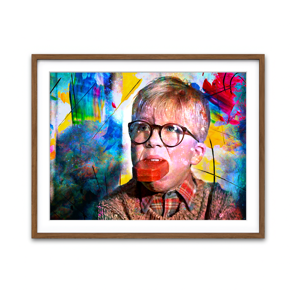 Framed Print 4x3 Walnut