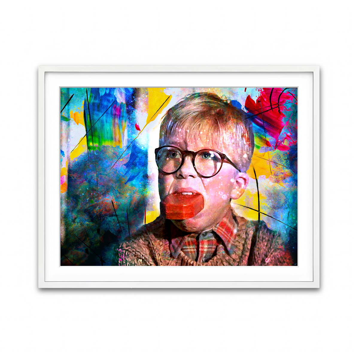 Framed Print 4x3 White
