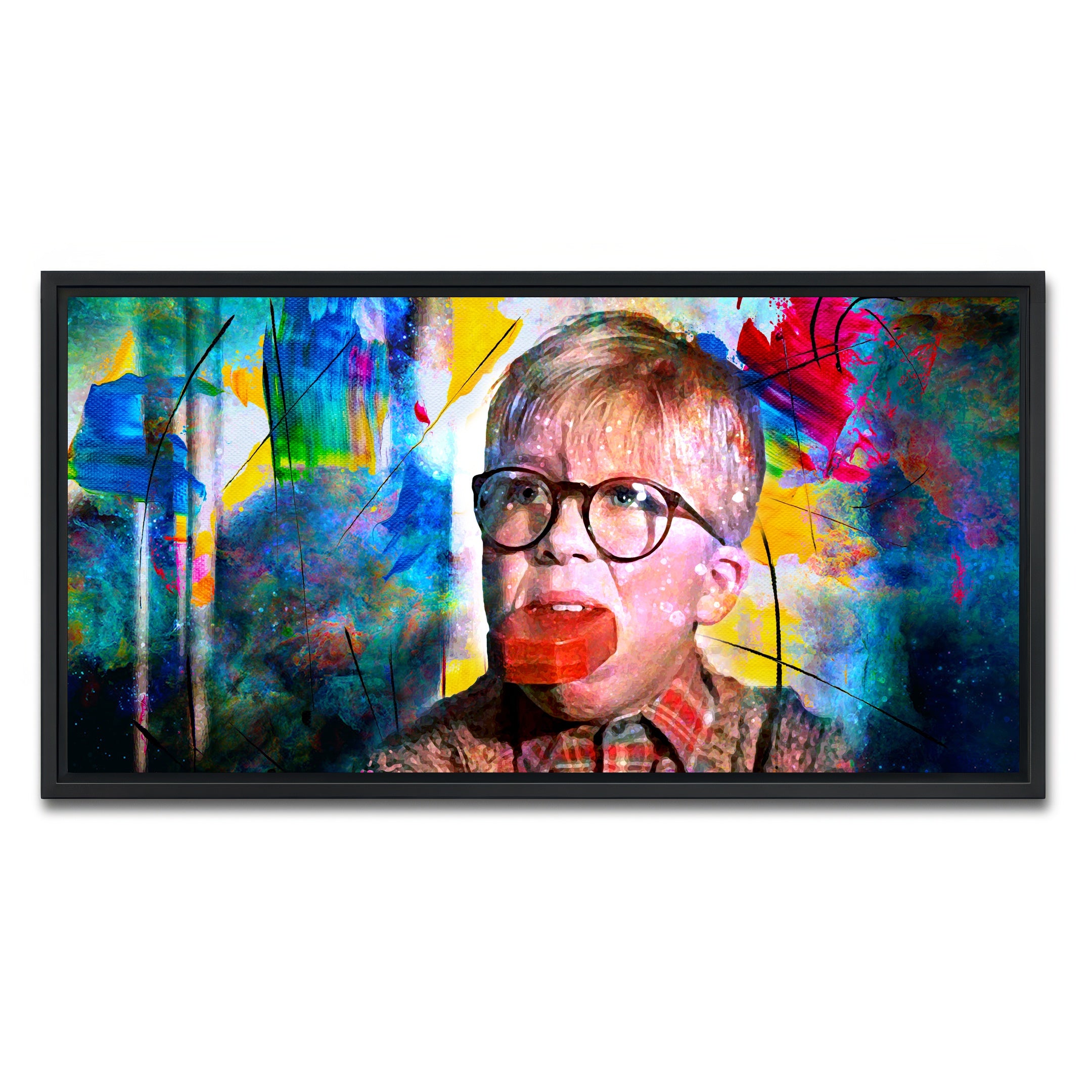 AUTO-MOCKUP WHITE | A Christmas Story | 1 Piece | Black Frame | group=2x1