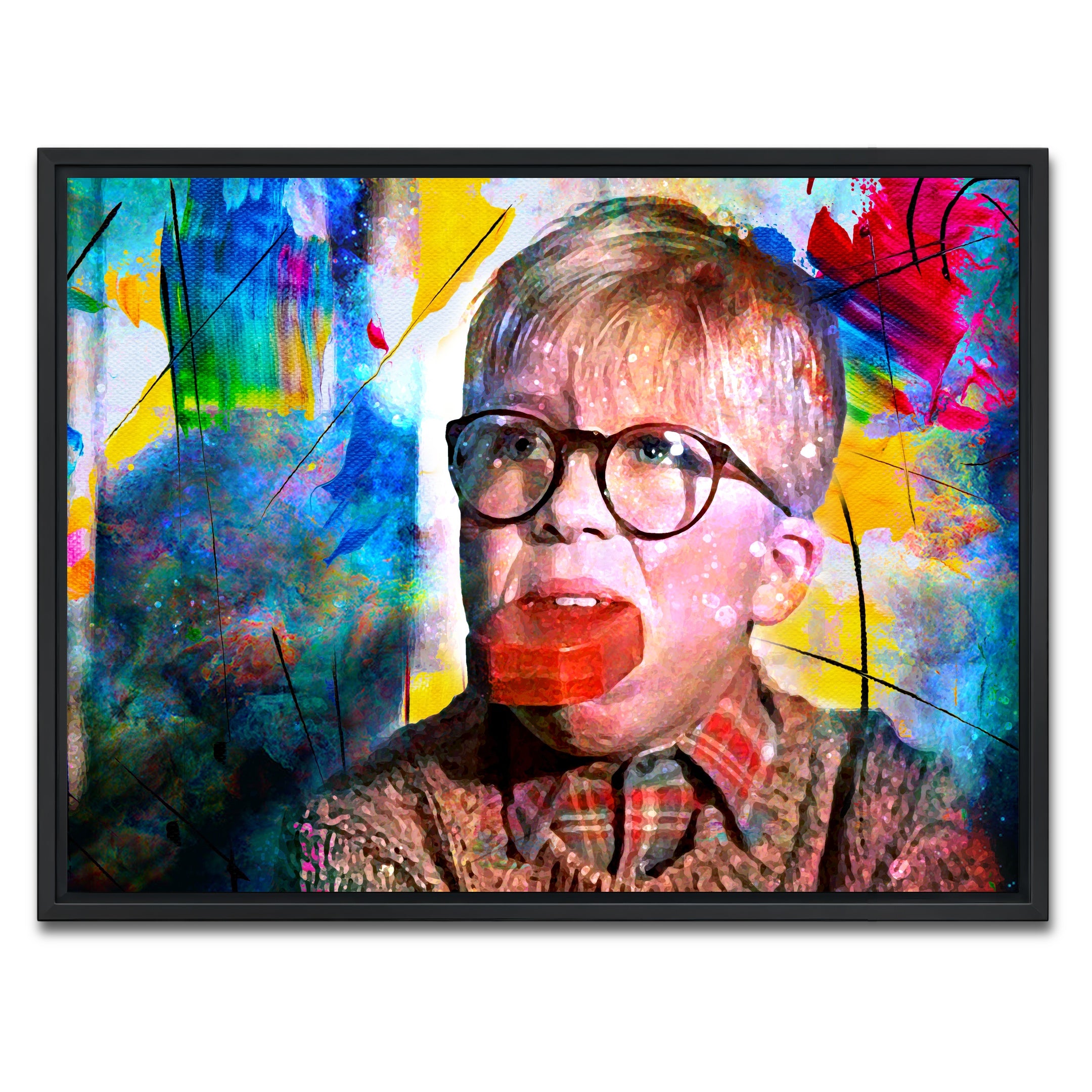 AUTO-MOCKUP WHITE | A Christmas Story | 1 Piece | Black Frame | group=4x3