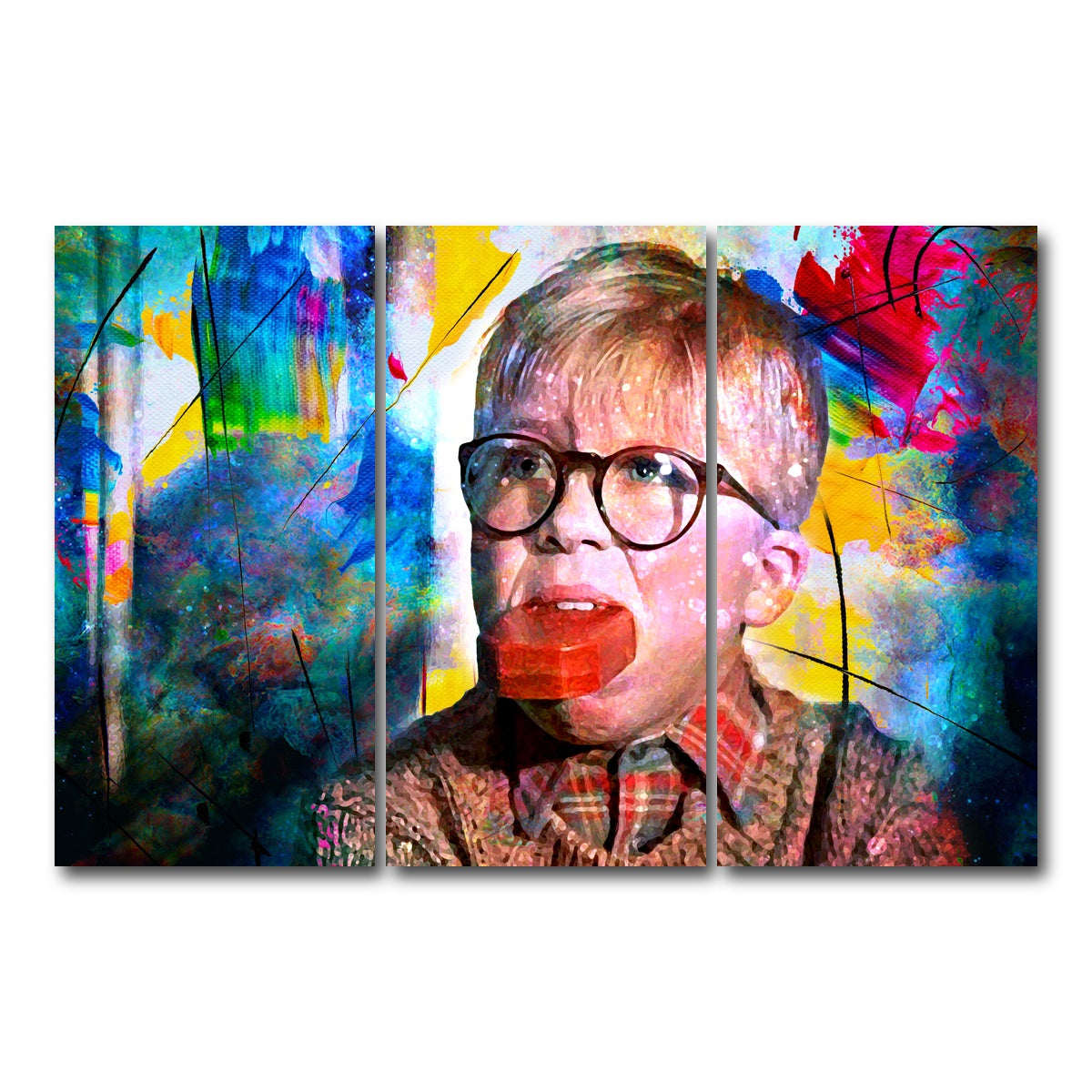 AUTO-MOCKUP WHITE | A Christmas Story | 3 Piece | Gallery Wrapped | group=12x24