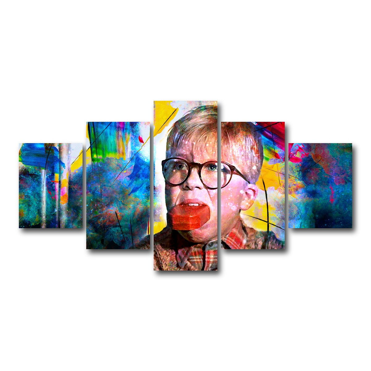 AUTO-MOCKUP WHITE | A Christmas Story | 5 Piece | Gallery Wrapped | group=5_short