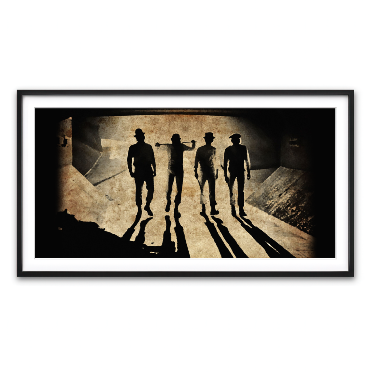 Framed Print 2x1 Black