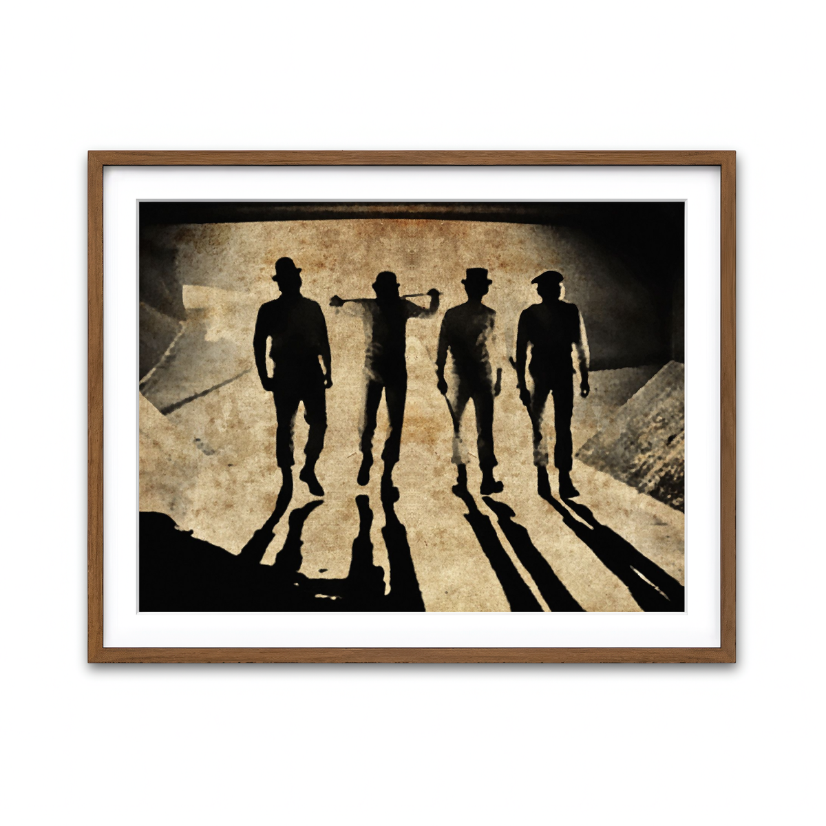 Framed Print 4x3 Walnut