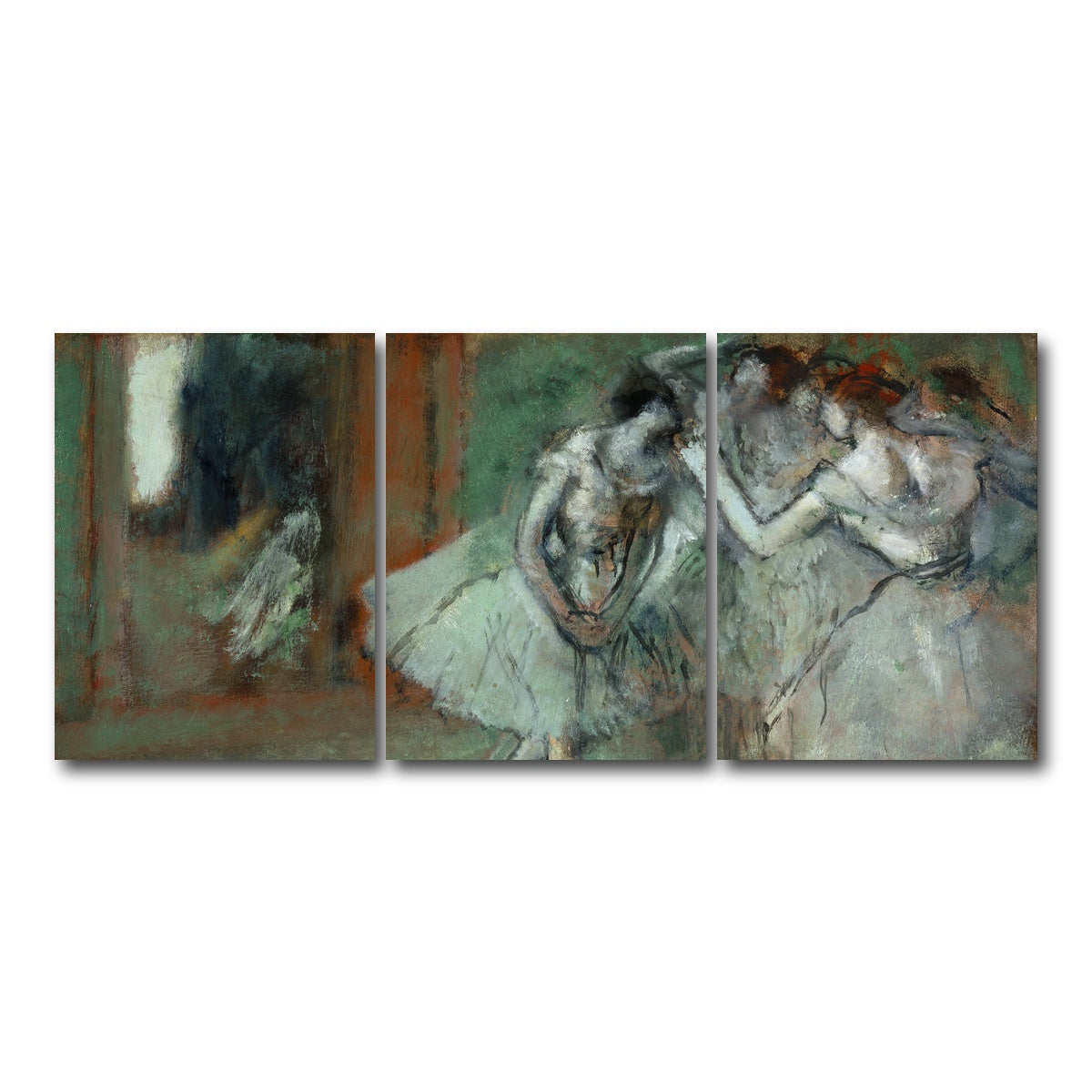 AUTO-MOCKUP WHITE | A Group of Dancers | 3 Piece | Gallery Wrap Canvas | group=18x24