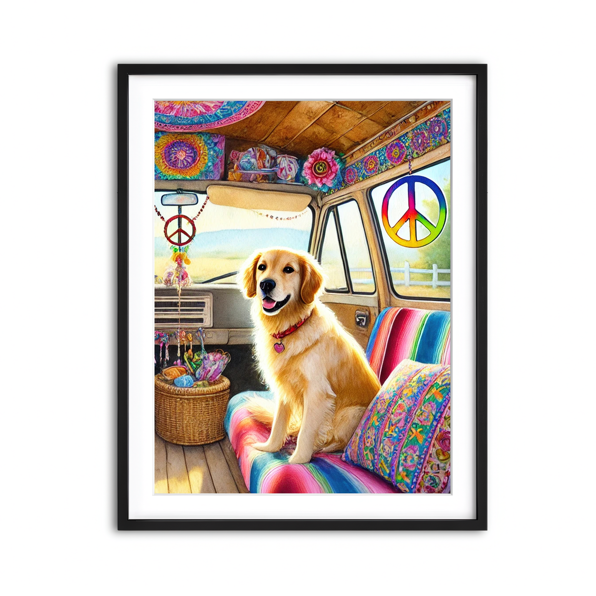 Framed Print 3x4 Black