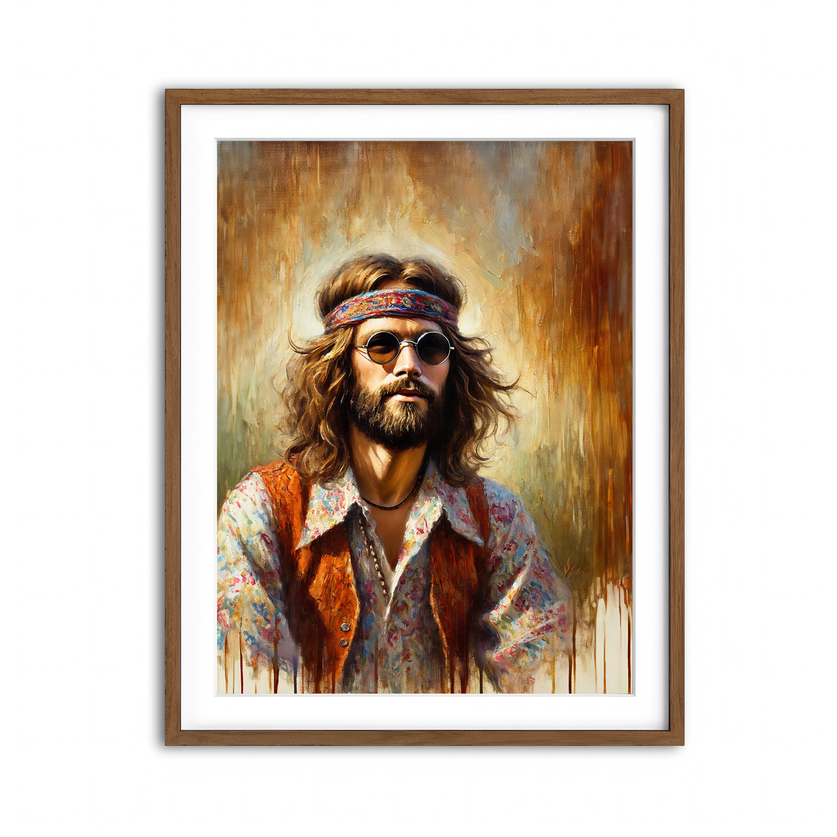 Framed Print 3x4 Walnut