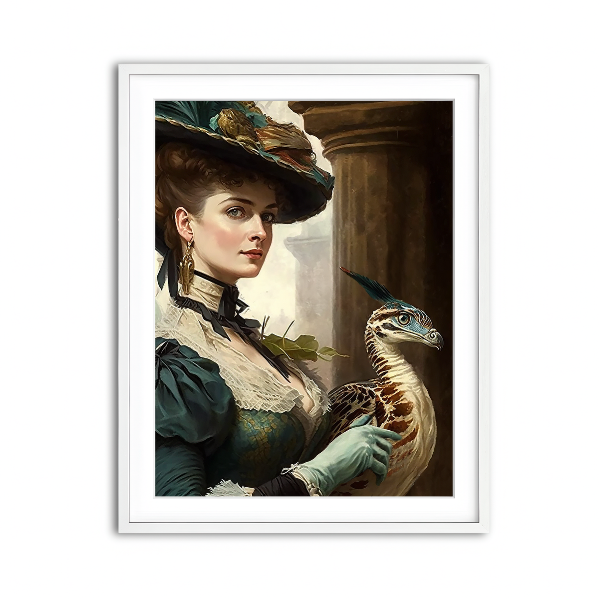 Framed Print 3x4 White