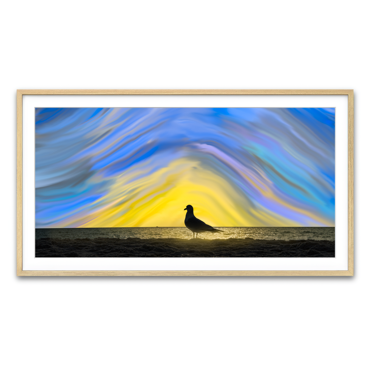 Framed Print 2x1 Natural