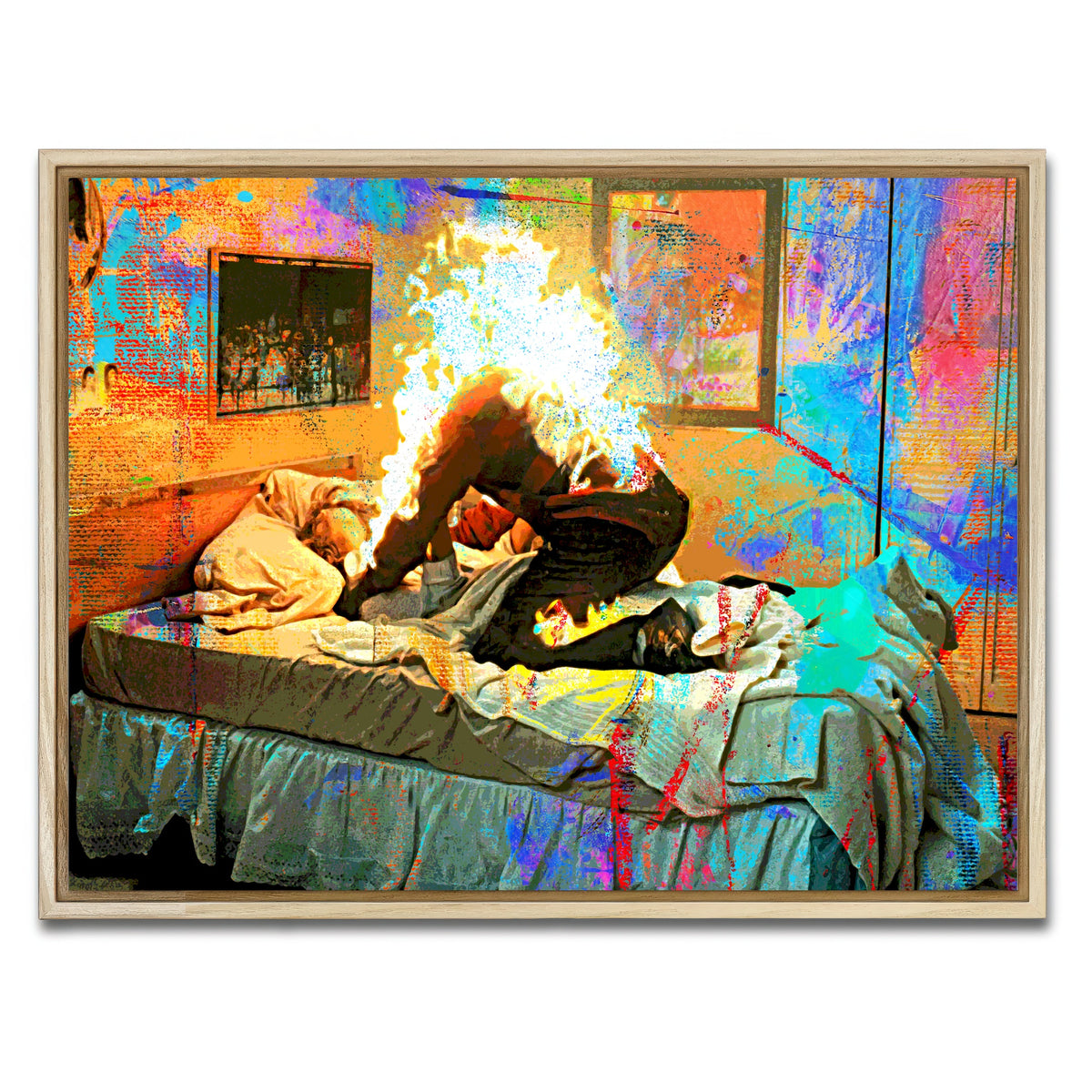 AUTO-MOCKUP WHITE | A Nightmare on Elm Street | 1 Piece | Natural Framed Canvas | group=4x3