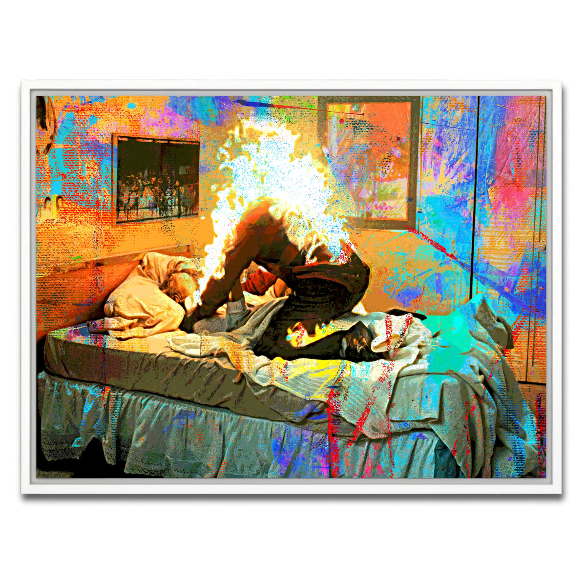 AUTO-MOCKUP WHITE | A Nightmare on Elm Street | 1 Piece | White Framed Canvas | group=4x3