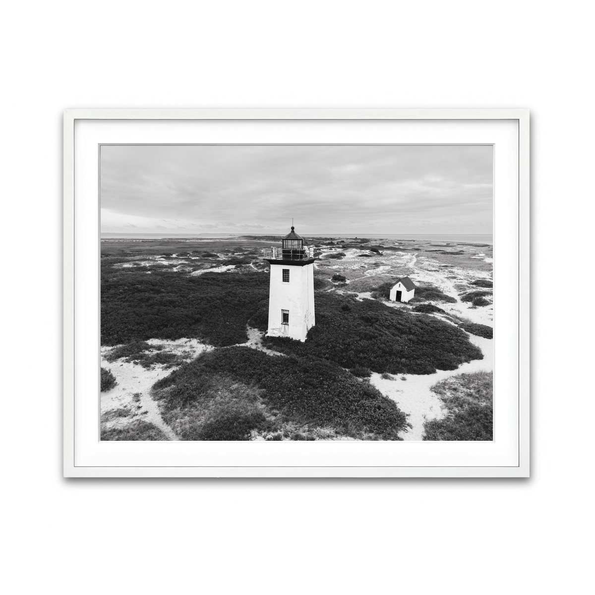 Framed Print 4x3 White