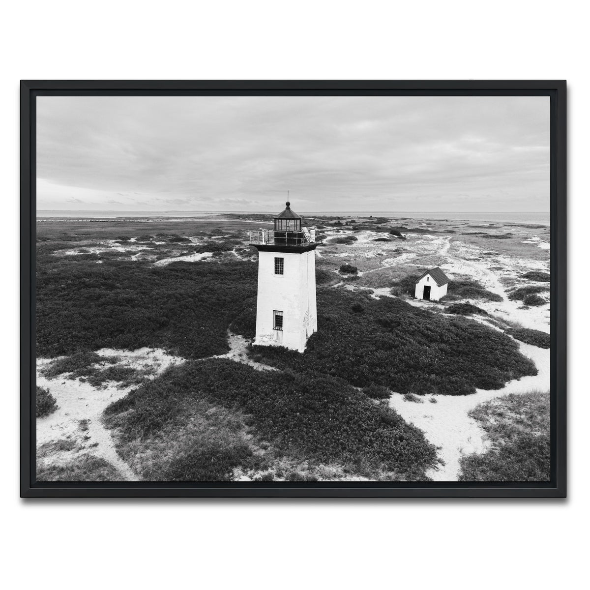 AUTO-MOCKUP WHITE | A Quiet Arrangement | 1 Piece | Black Framed Canvas | group=4x3