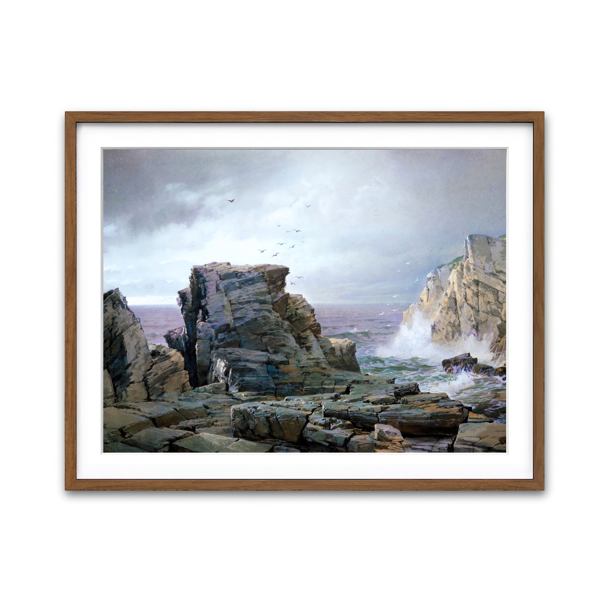 Framed Print 4x3 Walnut