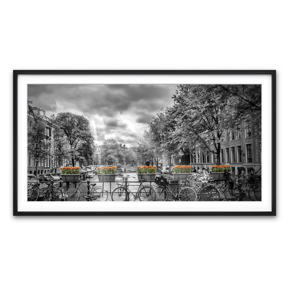 Framed Print 2x1 Black