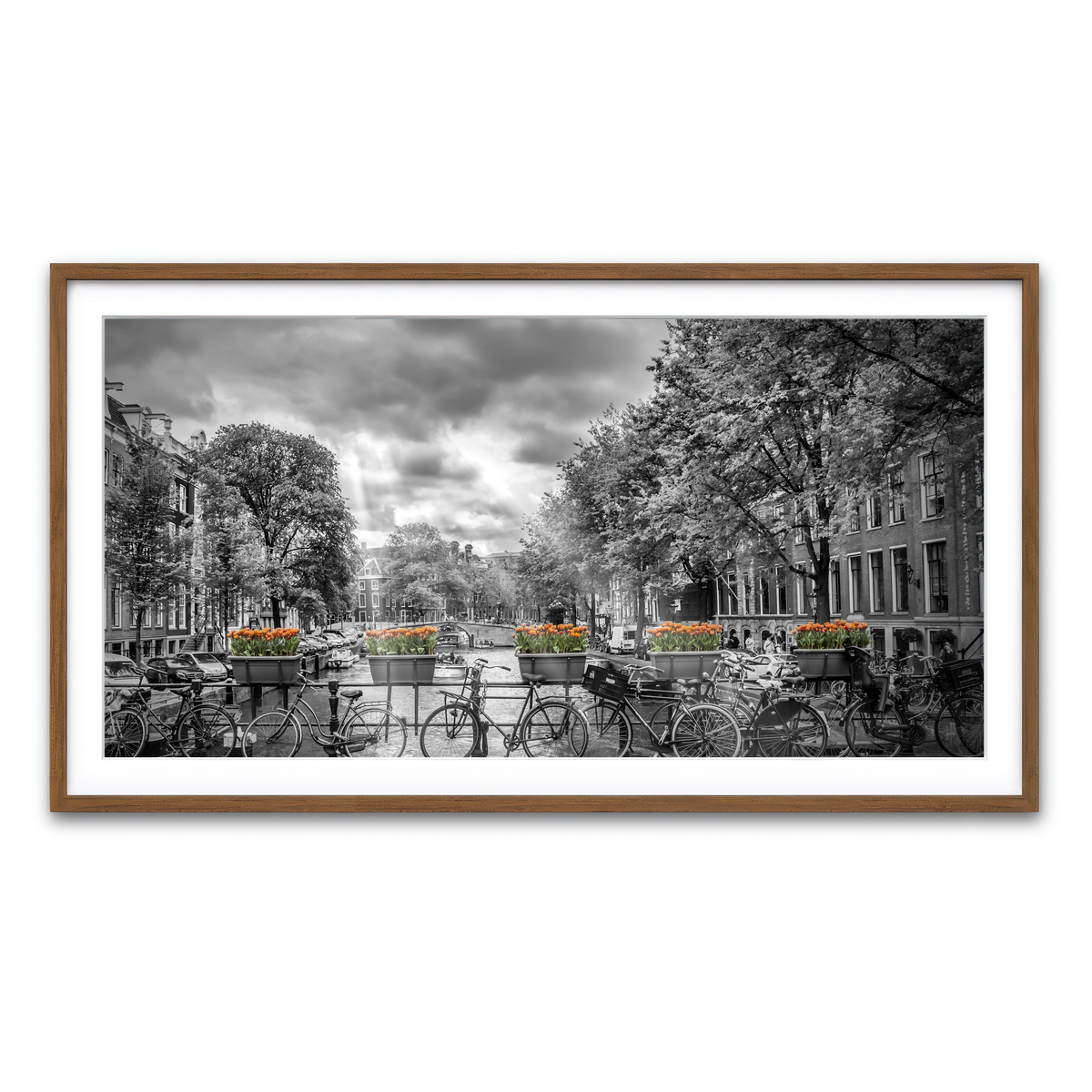 Framed Print 2x1 Walnut