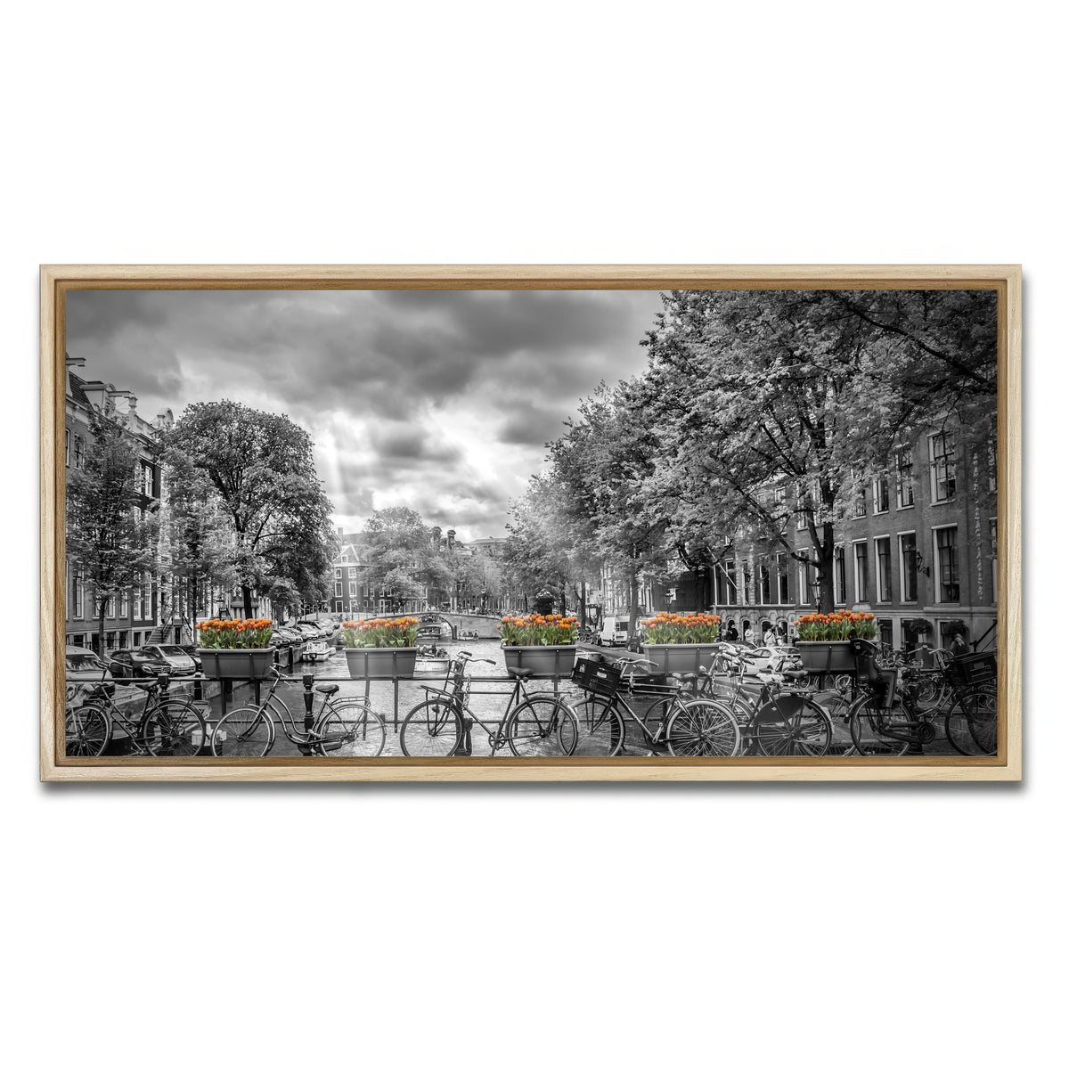 AUTO-MOCKUP WHITE | A Typical Amsterdam | 1 Piece | Natural Framed Canvas | group=2x1