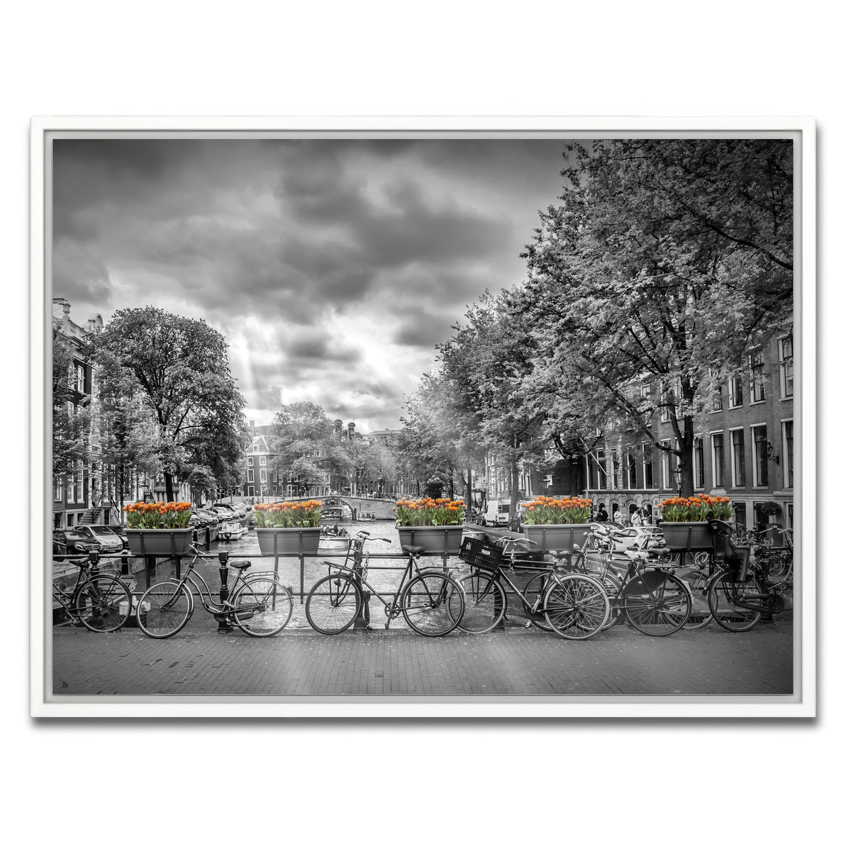 AUTO-MOCKUP WHITE | A Typical Amsterdam | 1 Piece | White Framed Canvas | group=4x3