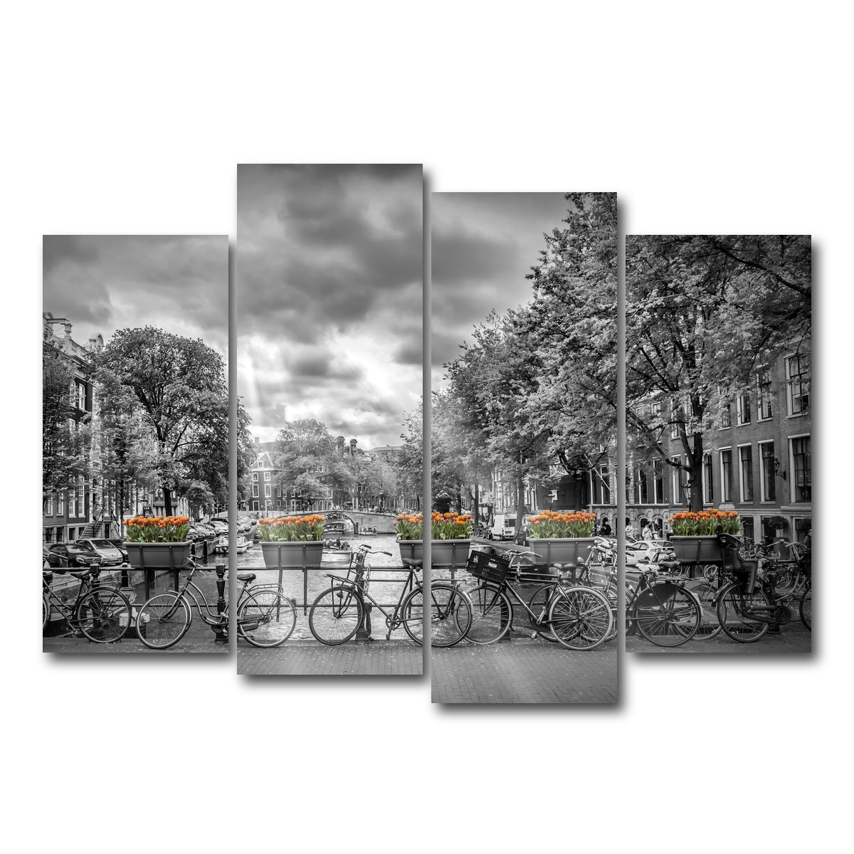 AUTO-MOCKUP WHITE | A Typical Amsterdam | 4 Piece | Gallery Wrap Canvas | group=4_normal
