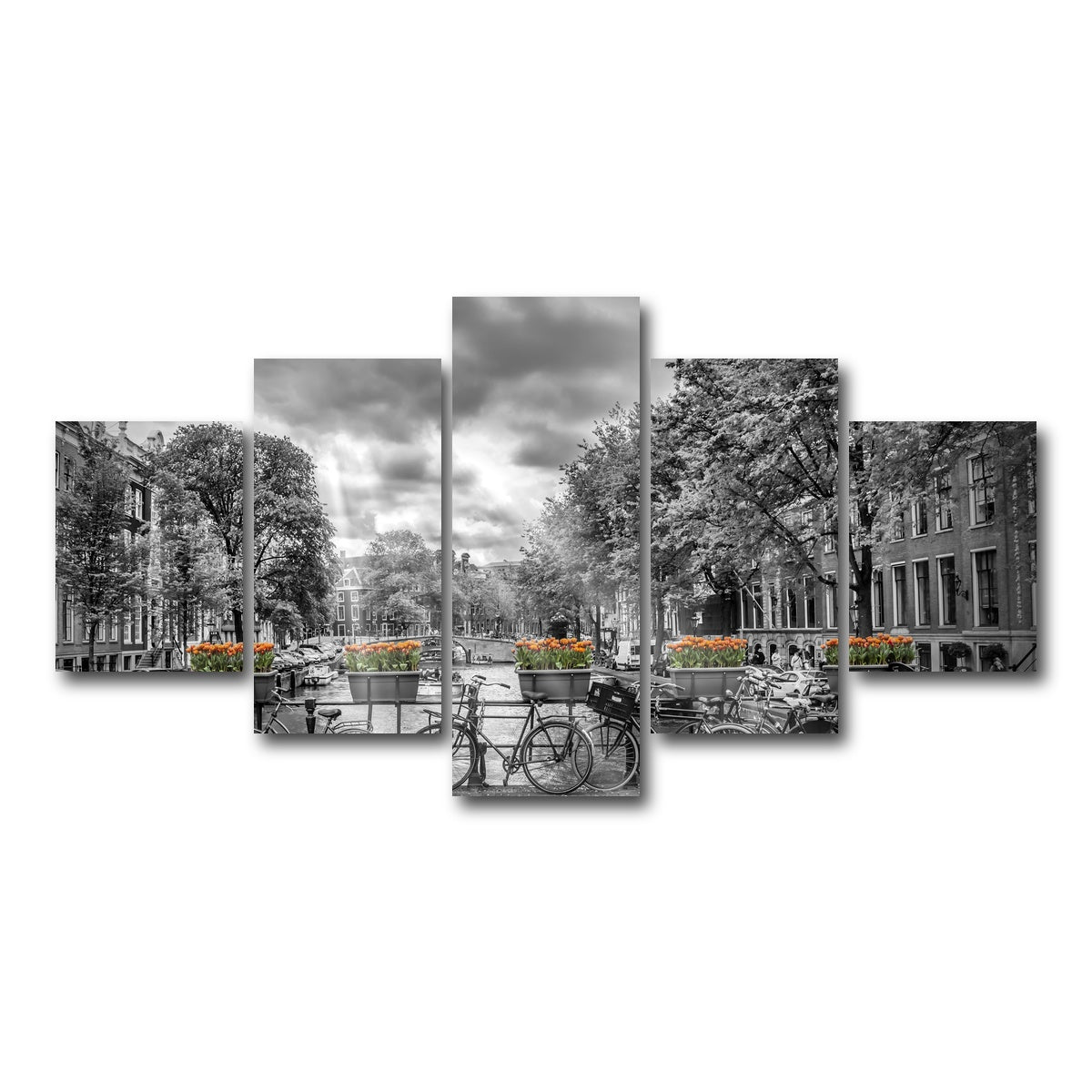 AUTO-MOCKUP WHITE | A Typical Amsterdam | 5 Piece | Gallery Wrap Canvas | group=5_short