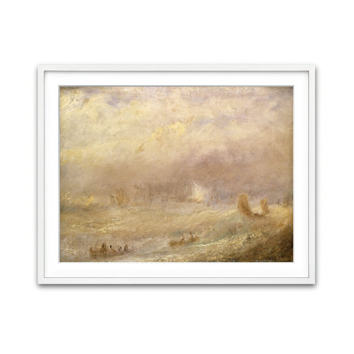 Framed Print 4x3 White