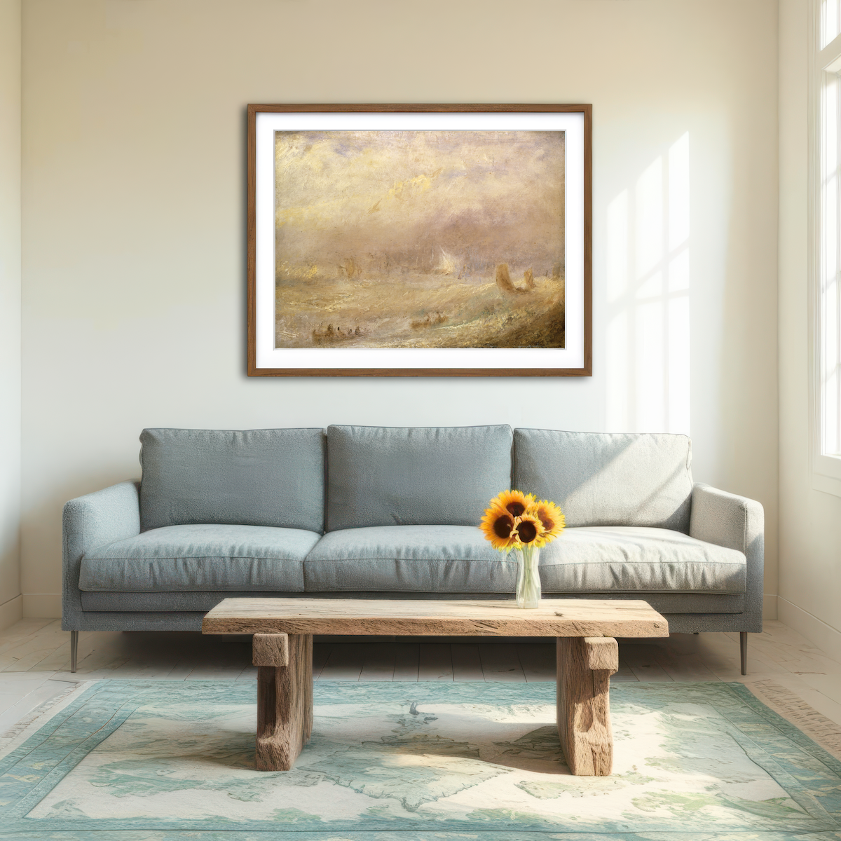 AUTO-MOCKUP ROOM | A View of Deal Wall Art