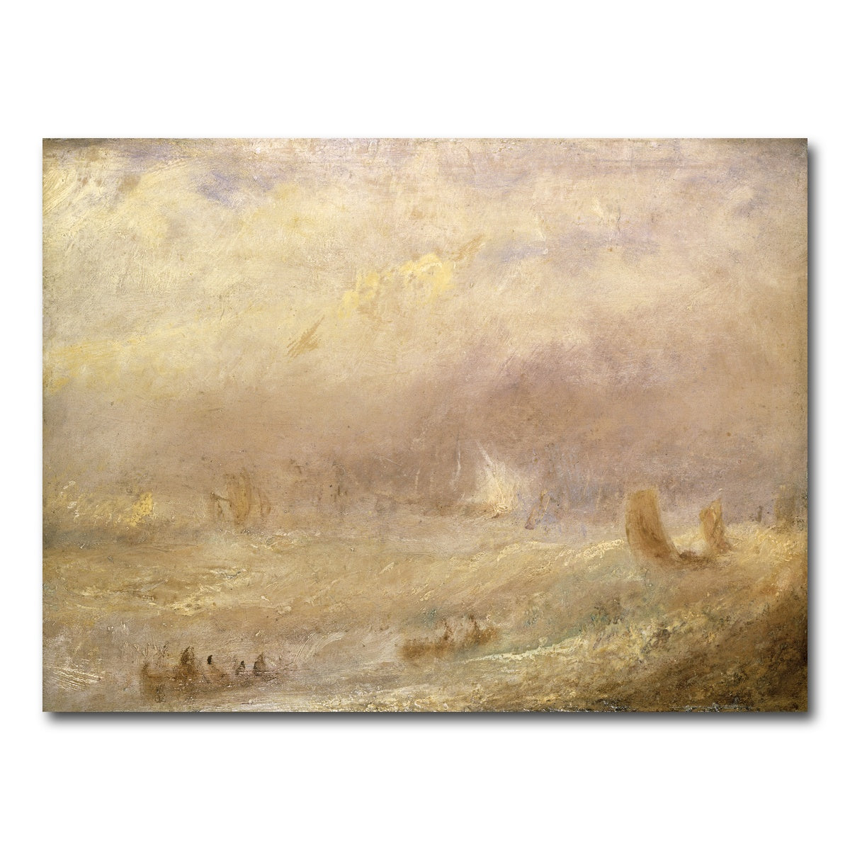 AUTO-MOCKUP WHITE | A View of Deal | 1 Piece | Gallery Wrap Canvas | group=4x3