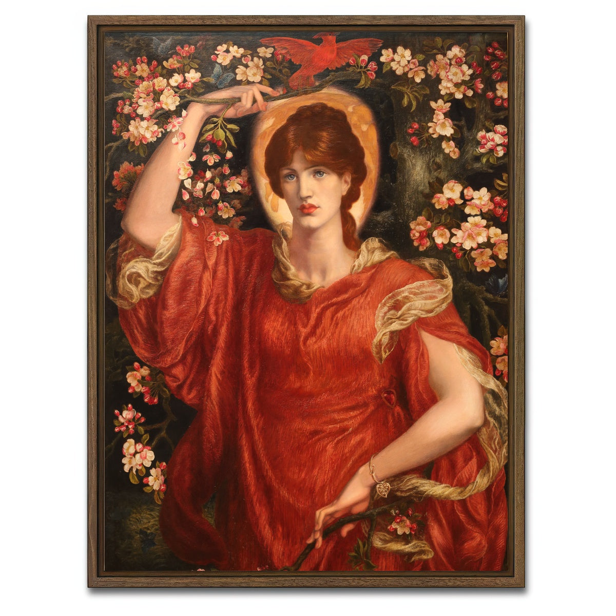 AUTO-MOCKUP WHITE | A Vision of Fiammetta | 1 Piece | Walnut Framed Canvas | group=3x4