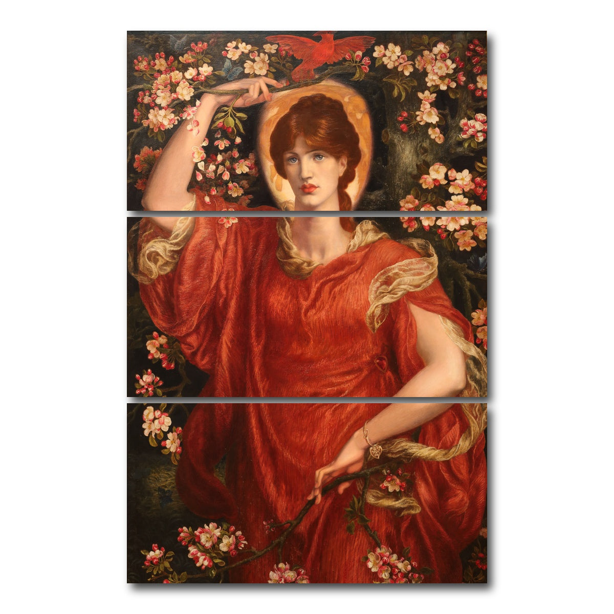 AUTO-MOCKUP WHITE | A Vision of Fiammetta | 3 Piece | Gallery Wrap Canvas | group=12x24_stacked