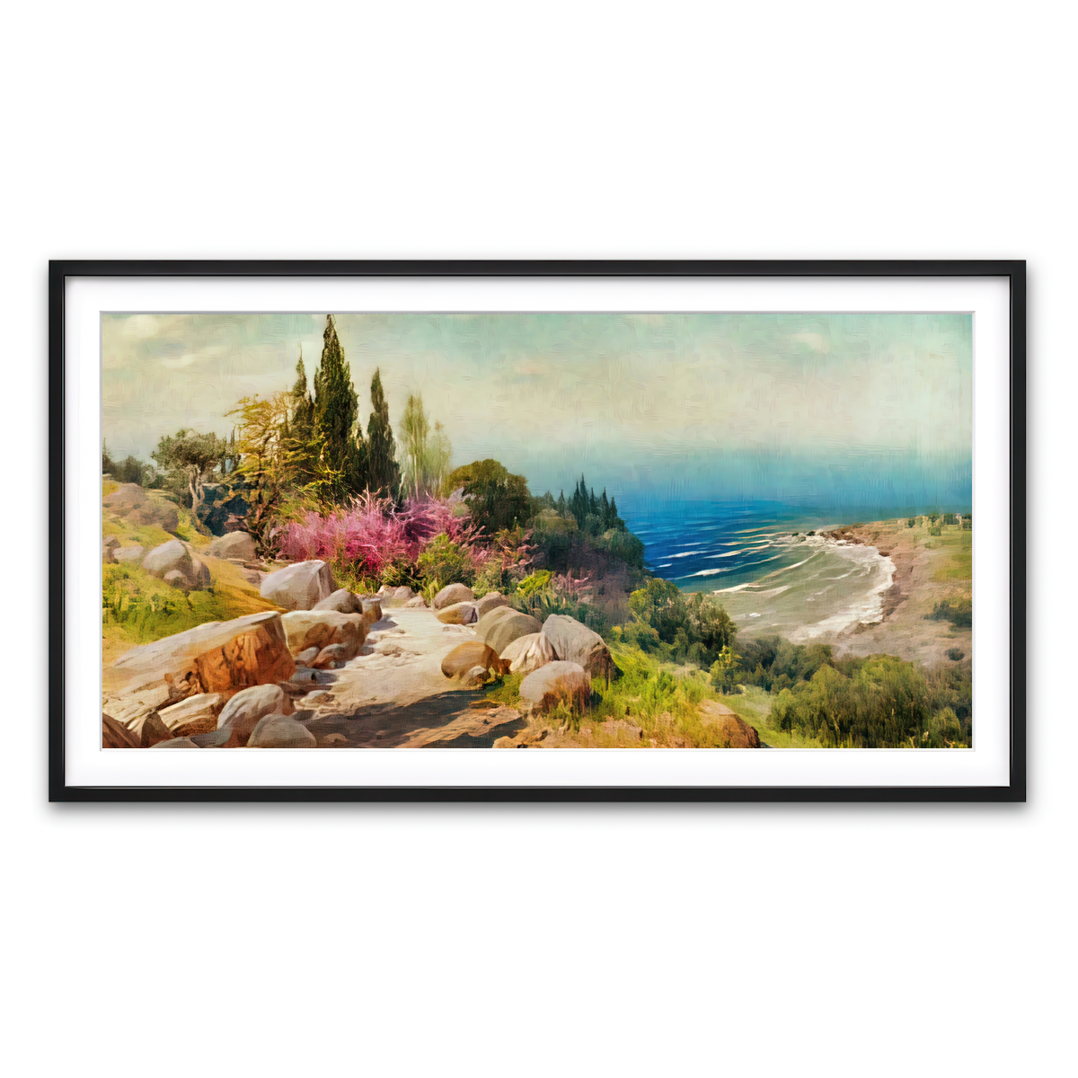 Framed Print 2x1 Black