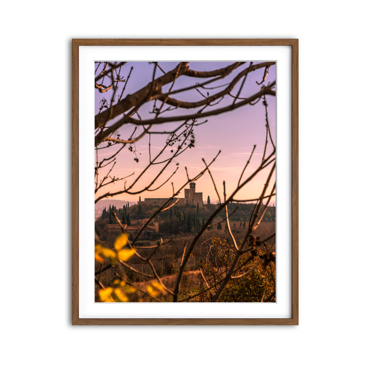 Framed Print 3x4 Walnut