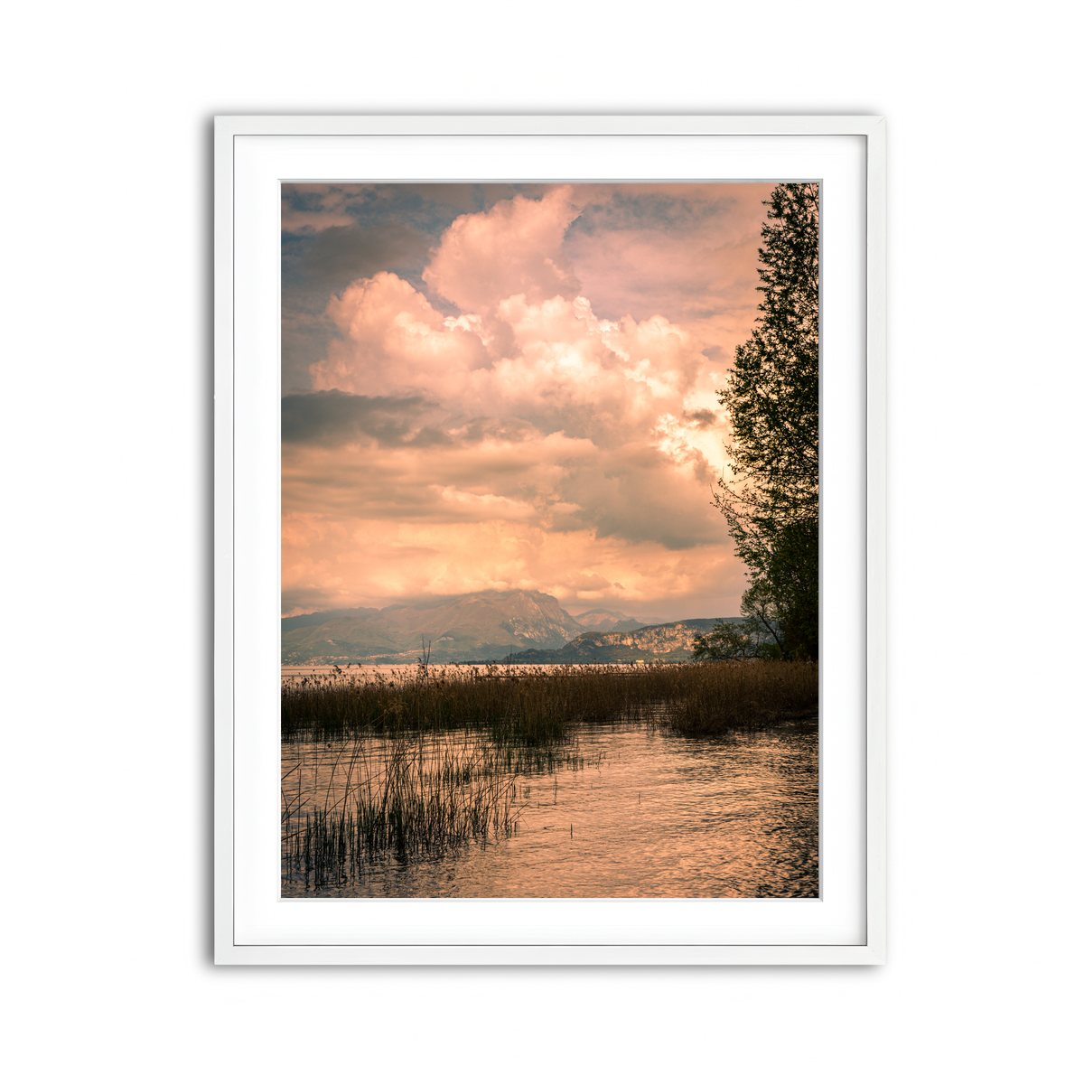 Framed Print 3x4 White